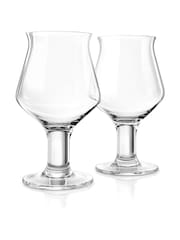 Jeray Set of 2 Clear Final Touch Cider Glasses - Image 2 of 4