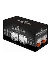 Jeray Set of 4 Clear Bar Originale Globe Rocker Glasses 300ml - Image 3 of 3