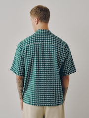 Zeleno - Print Kratki rukav Košulje - Slika 4 od 8