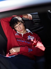 أحمر - EDIT Racing Badge Rugby Shirt - صورة 6 من 9