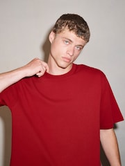 Red Heavyweight Boxy EDIT T-Shirt - Image 1 of 8