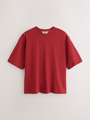 Red Heavyweight Boxy EDIT T-Shirt - Image 6 of 8