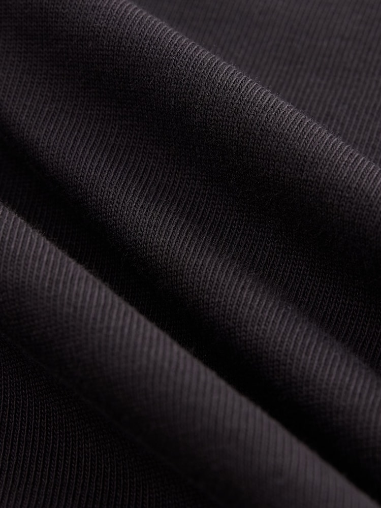 Black Long Sleeve Heavyweight Boxy Edit T-Shirt - Image 7 of 7