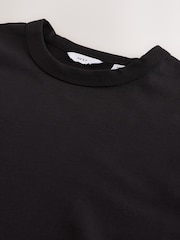 Musta - Long Sleeve Heavyweight Boxy Edit T-Shirt - Kuva 8 / 8