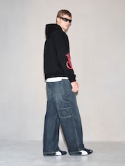 Dark Blue EDIT Ultra Baggy Jeans - Image 5 of 6
