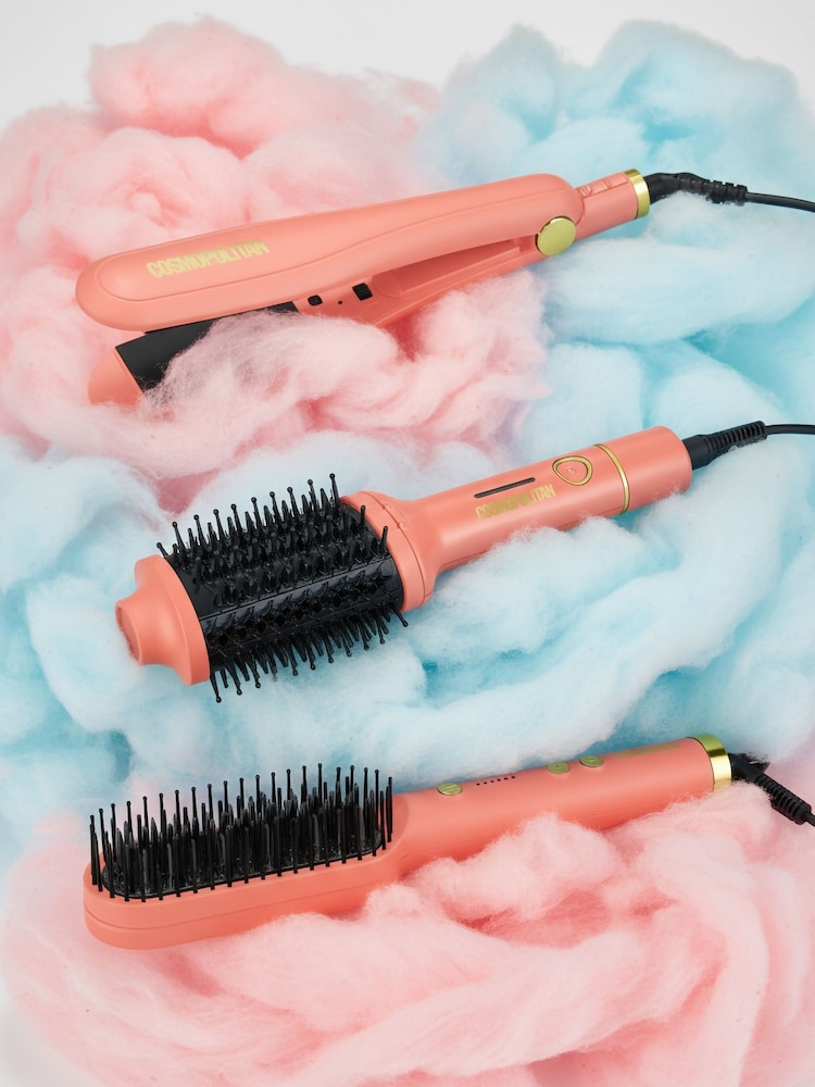 Cosmopolitan Pink Cotton Candy Hair Straightener Brush - Image 4 of 4