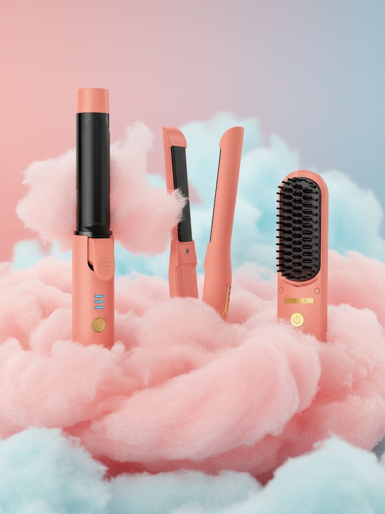 Cosmopolitan Pink Cotton Candy Rechargeable Hair Curler - Image 5 of 5