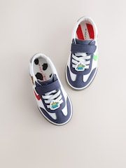 White Toy Story Wide Fit (G) Touch Fastening Elastic Lace Trainers - Image 3 of 5