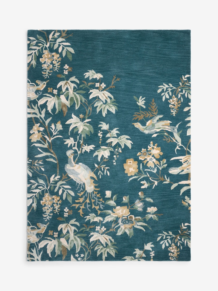 Laura Ashley Blue Attleton Wool Rug - Image 1 of 1