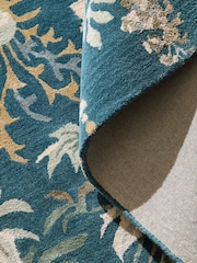 Laura Ashley Blue Attleton Wool Rug - Image 4 of 5