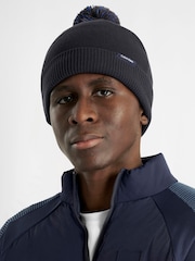 Calvin Klein Golf Navy Linden Bobble Beanie - Image 1 of 7