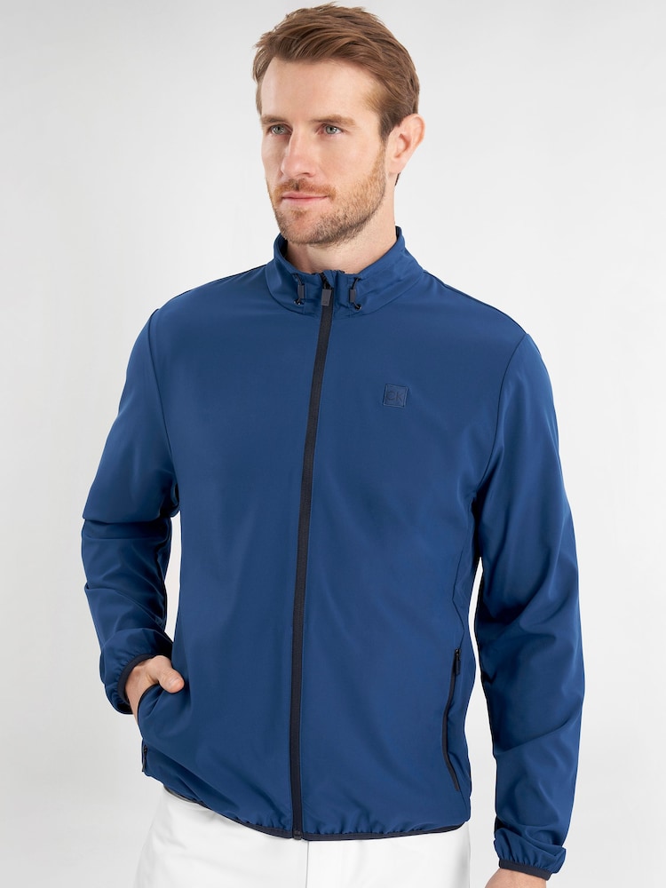 Calvin Klein Golf Blue Motion Full Zip Windbreaker Jacket - Image 1 of 9