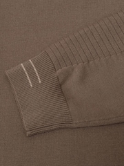 Calvin Klein Golf Brown Jupiter 1/2 Zip Sweater - Image 9 of 9