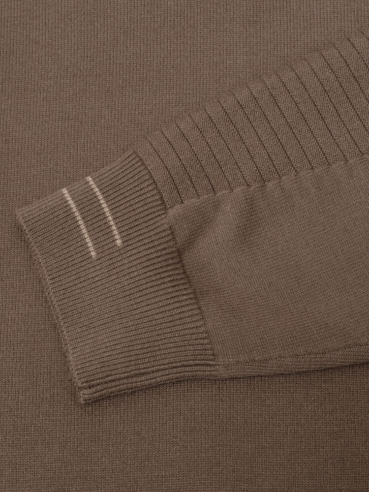 Calvin Klein Golf Brown Jupiter 1/2 Zip Sweater - Image 9 of 9 Calvin Klein Golf Brown Jupiter 1/2 Zip Sweater - Image 9 of 9