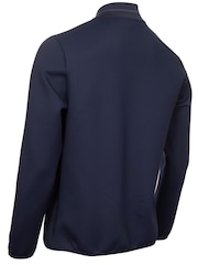 Calvin Klein Golf Navy Greenside 1/2 Zip Hybrid Bomber Jacket - Image 6 of 9