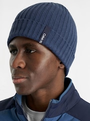 Calvin Klein Golf Blue Albon Ribbed Beanie - Image 2 of 7