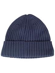 Calvin Klein Golf Blue Albon Ribbed Beanie - Image 4 of 7