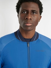 Calvin Klein Golf Blue Greenside 1/2 Zip Hybrid Bomber Jacket - Image 3 of 9