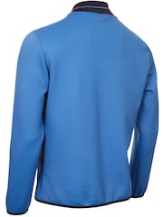 Calvin Klein Golf Blue Greenside 1/2 Zip Hybrid Bomber Jacket - Image 6 of 9