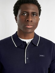 Calvin Klein Golf Blue Riviera Polo Sweater - Image 3 of 8