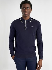 Calvin Klein Golf Blue Riviera Polo Sweater - Image 4 of 8