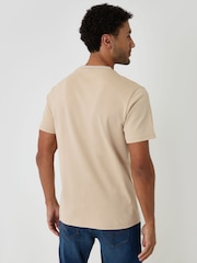 Threadbare Natural Cotton Crew Neck Script T-Shirt - Image 2 of 4