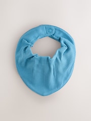 Blue/Rust Dribble Bibs 5 Pack - Image 5 of 9