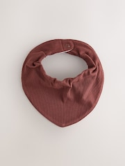 Blue/Rust Dribble Bibs 5 Pack - Image 6 of 9