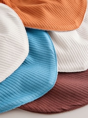 Blue/Rust Dribble Bibs 5 Pack - Image 9 of 9