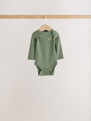 Green Long Sleeve Bodysuits 5 Pack - Image 7 of 12