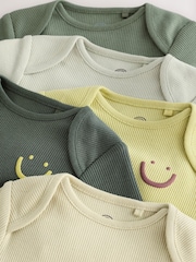Green Long Sleeve Bodysuits 5 Pack - Image 9 of 12
