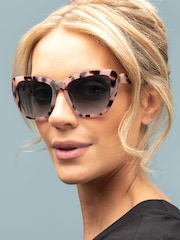 Laura Ashley Gold Round Sunglasses - Image 1 of 5