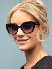 Laura Ashley Black Cat Eye Sunglasses - Image 1 of 5