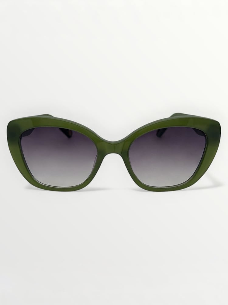 Laura Ashley Green Cat Eye Sunglasses - Image 2 of 5