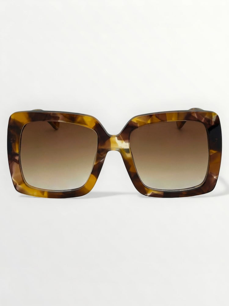 Světle hnědá - Laura Ashley Oversized Square Sunglasses - Obrázek 2 z 5