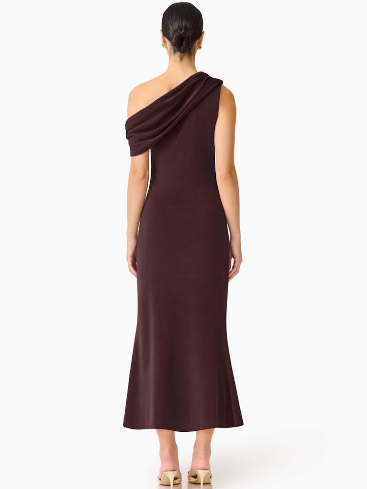 Elliatt Brown Simone One Shoulder Maxi Dress - Image 2 of 6 Elliatt Brown Simone One Shoulder Maxi Dress - Image 2 of 6