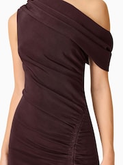 Elliatt Brown Simone One Shoulder Maxi Dress - Image 3 of 6