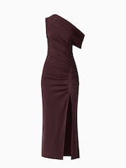 Elliatt Brown Simone One Shoulder Maxi Dress - Image 6 of 6
