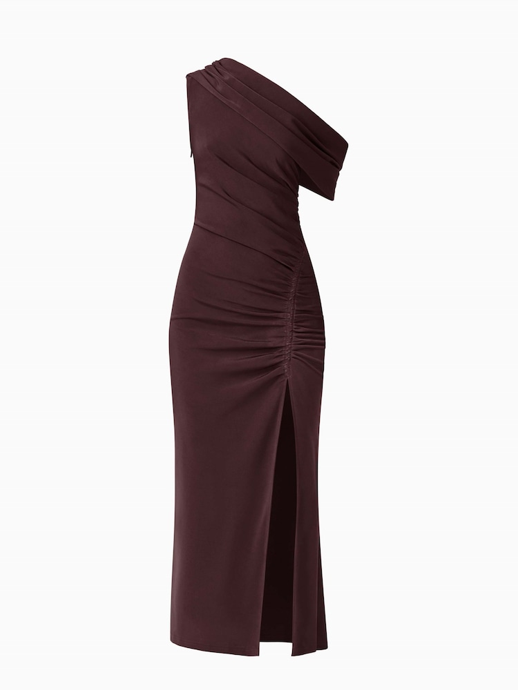 Elliatt Brown Simone One Shoulder Maxi Dress - Image 6 of 6 Elliatt Brown Simone One Shoulder Maxi Dress - Image 6 of 6
