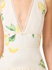 Elliatt Yellow Hana Halter Gown - Image 3 of 6