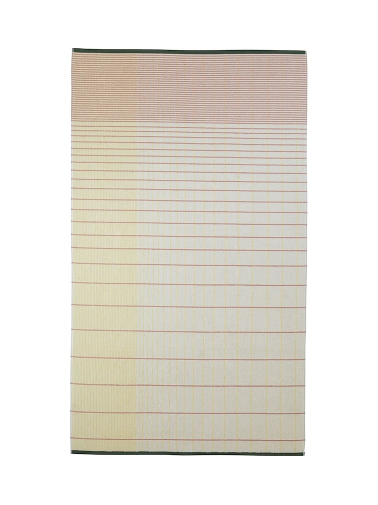 Mapoesie Yellow Echo Cotton 650gsm Jacquard Towel - Image 3 of 3 Mapoesie Yellow Echo Cotton 650gsm Jacquard Towel - Image 3 of 3