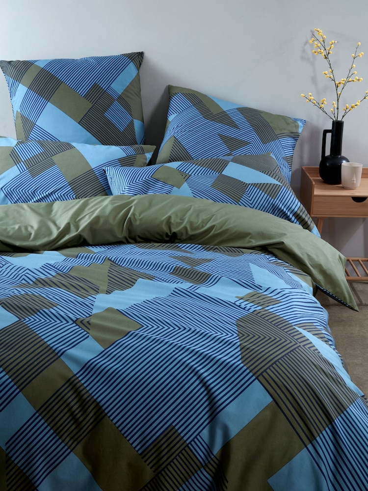 Mapoesie Khaki Stella Cotton Duvet Cover - Image 1 of 3 Mapoesie Khaki Stella Cotton Duvet Cover - Image 1 of 3