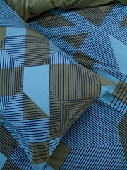 Mapoesie Khaki Stella Cotton Duvet Cover - Image 2 of 3