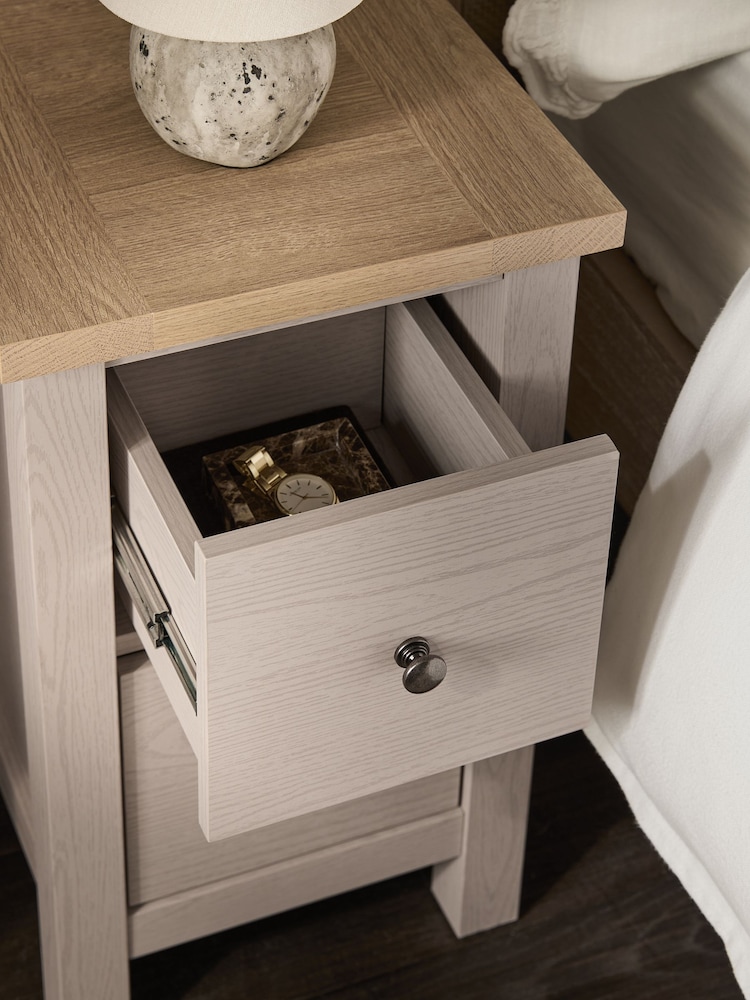 Stone Malvern Set of 2 Bedside Table - Image 2 of 6