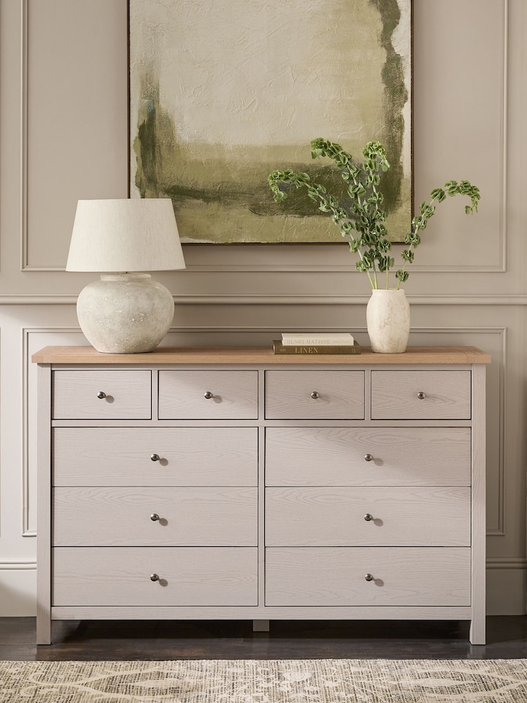 Stone Malvern 10 Drawer Chest of Drawers - Image 1 of 8 Stone Malvern 10 Drawer Chest of Drawers - Image 1 of 8