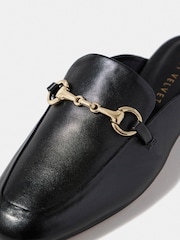 Mint Velvet Black Faye Backless Loafers - Image 4 of 4