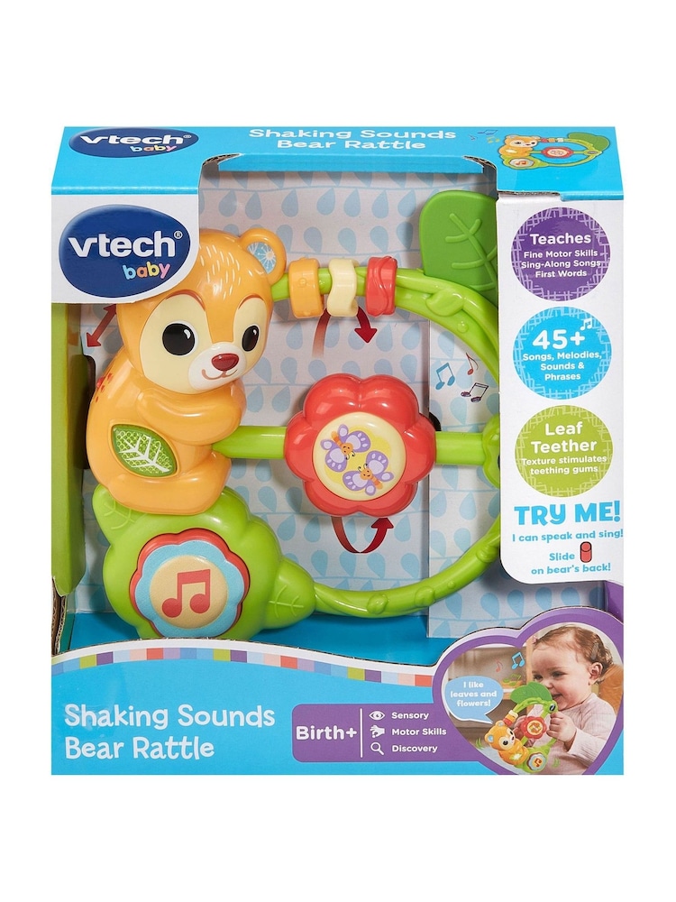 V-Tech Shaking Sounds Bear Rattle - Image 4 of 4