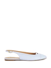 Dune London Blue Hanna Ballet Pumps - Image 1 of 5
