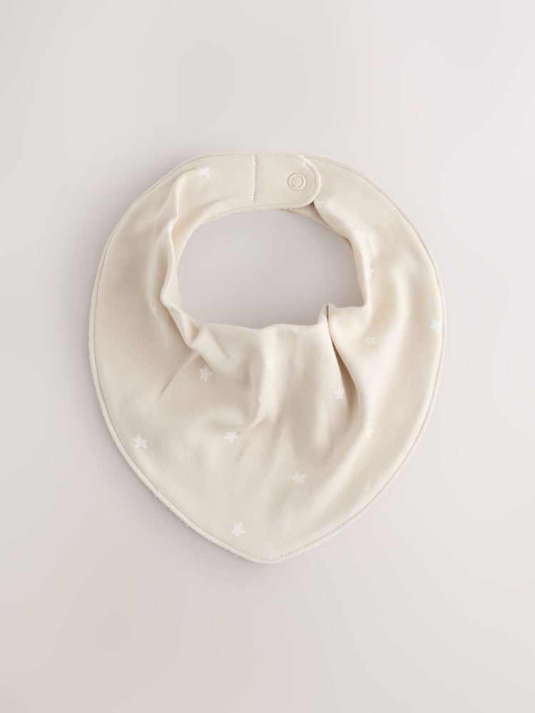 Neutral Cloud Baby Bibs 5 Pack - Image 2 of 7 Neutral Cloud Baby Bibs 5 Pack - Image 2 of 7