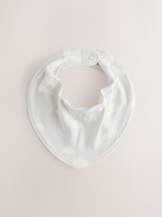 Neutral Cloud Baby Bibs 5 Pack - Image 3 of 7